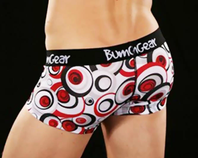 Bumgear BG113 Retro Circles Trunk Red 4 Bumgear BG113 Retro Circles Trunk Red
