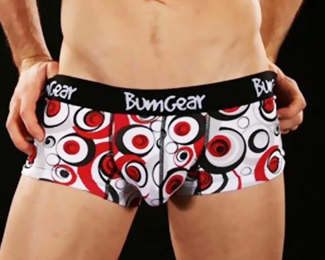 Bumgear BG113 Retro Circles Trunk Red 3 Bumgear BG113 Retro Circles Trunk Red