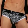 Underwear Bumgear BG111 Zebra Brief Black 2 Underwear Bumgear BG111 Zebra Brief Black