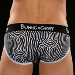 Underwear Bumgear BG111 Zebra Brief Black