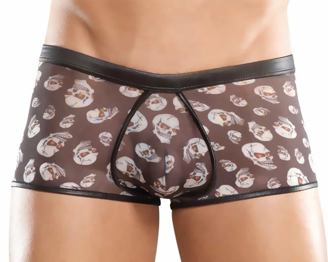 Male Power MP154-12 Mini Short Skull Mesh - 3 Male Power MP154-12 Mini Short Skull Mesh -