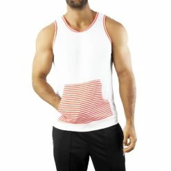 Vuthy 241 Kangaroo Tank Stripes Shirts
