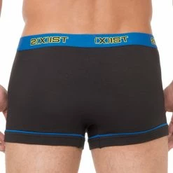 2xist 2X3104443302 Performance Cotton 2Pk No Show Trunk