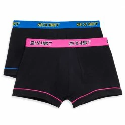 2xist 2X3104443302 Performance Cotton 2Pk No Show Trunk