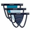 2xist 021322 STRETCH 3PK JOCK STRAP Thin Stripe