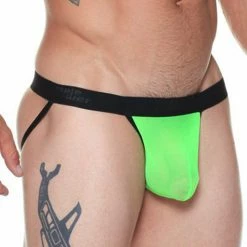Male Power 389-07B Neon Mesh Jockstrap