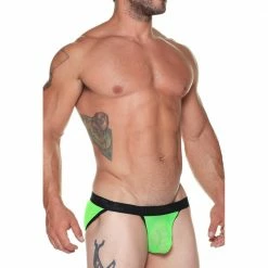 Male Power 474-07B Neon Mesh Mustang Bikini