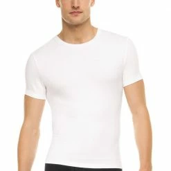 Spanx Cotton Compressed Crew Neck Shirts