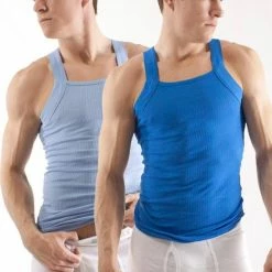 2xist 6416421 Essential 2 Pack Square Cut Tank