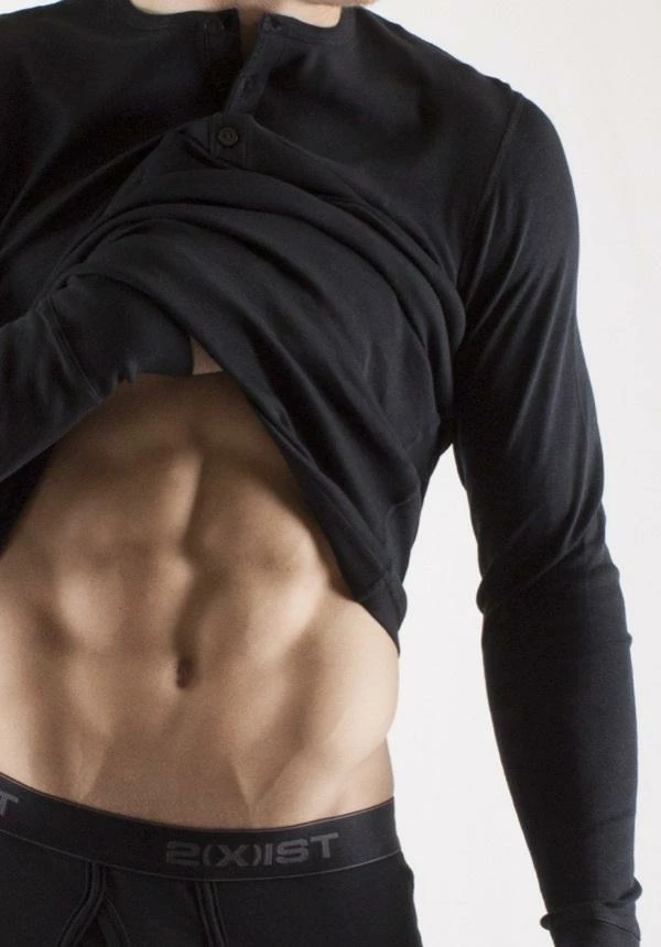 2xist 6430720 Long Sleeve Henley 3 2xist 6430720 Long Sleeve Henley