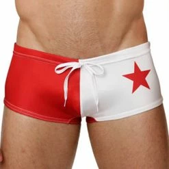 Mensuas MN8007 California Flag Swim Trunk
