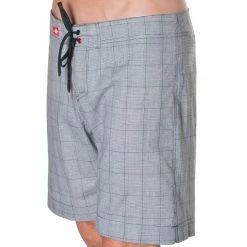 Andrew Christian ACPOOL Poolside Swin Shorts Grey Plaid