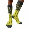 Agacio AG090004 Executive Dots Sock Yellow/Grey