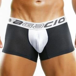 Agacio AG5852 Zaki Smart Open-Hole Mesh Boxer