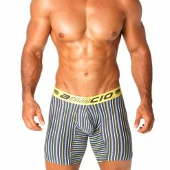 Agacio AG5937 Long Boxer Horizontal Stripes