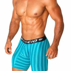Agacio AG5947 Long Boxer Horizontal Stripes
