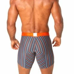 Agacio AG5948 Long Boxer Horizontal Stripes