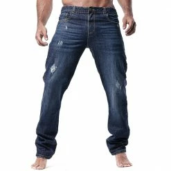 Agacio AG9703 Straight Leg Jeans Raw