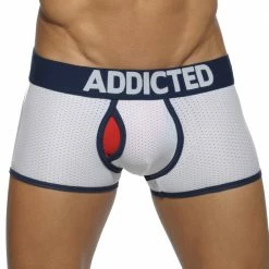 Addicted AD497 Contrasted Mesh Boxer