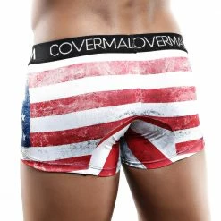 Cover Male CMG013 USA Flag Boxer Trunk