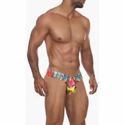 Best Sellers Daniel Alexander DA511 Vibrant Colorful Slip Thong