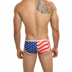 Mensuas MN0827 USA Flag Boxer Briefs 11 Mensuas MN0827 USA Flag Boxer Briefs