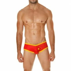 Mensuas MN0839 China Flag Brief
