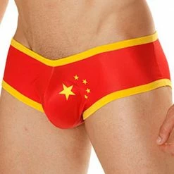 Mensuas MN0839 China Flag Brief