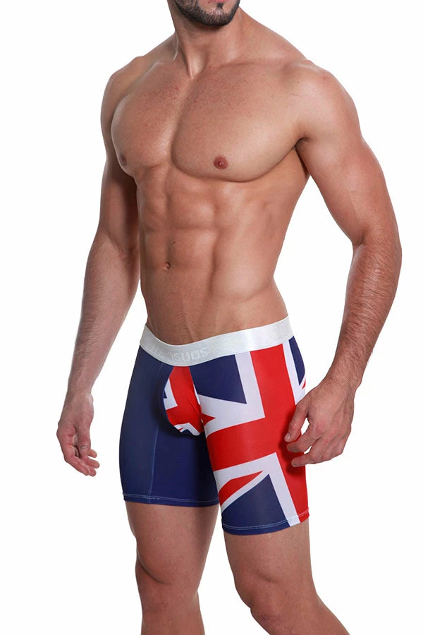 Mensuas MN0840 Great Britain Flag Long Boxer 6 Mensuas MN0840 Great Britain Flag Long Boxer