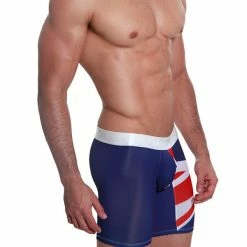 Mensuas MN0840 Great Britain Flag Long Boxer