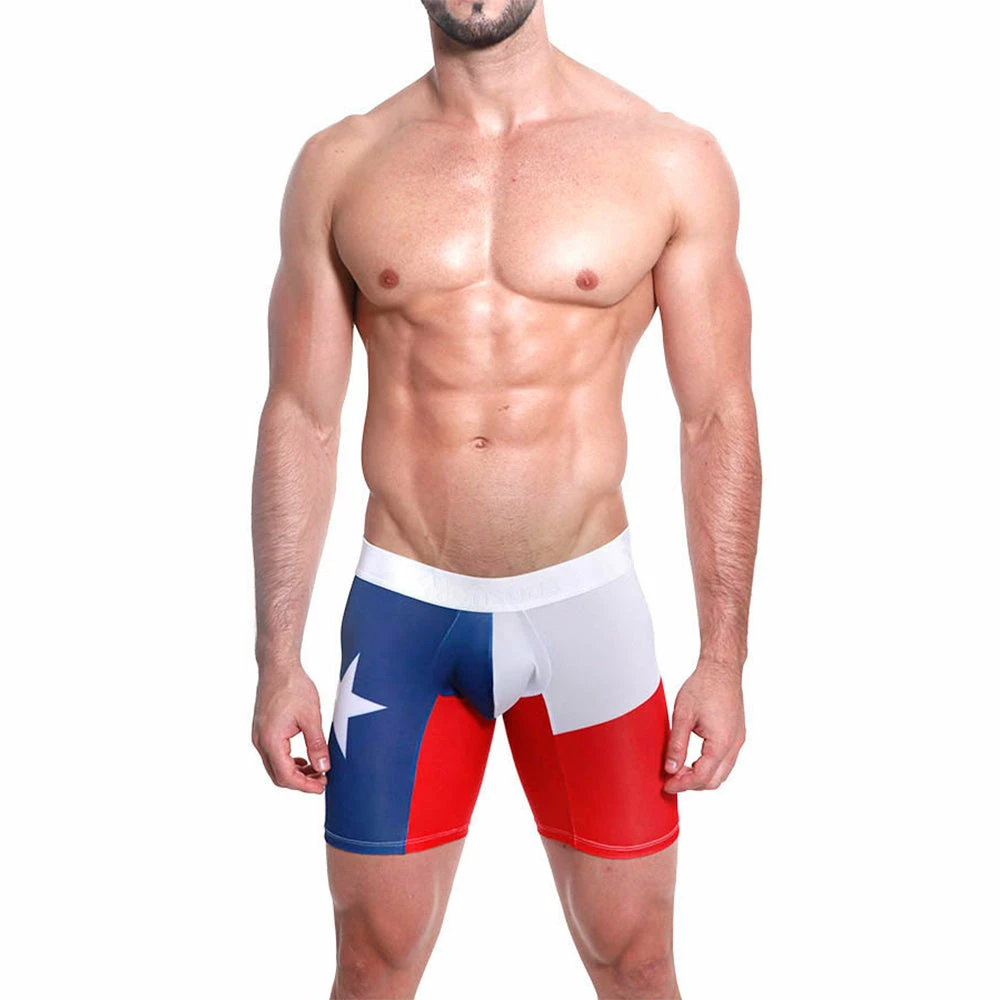 Mensuas MN0843 Texas Flag Long Boxer 8 Mensuas MN0843 Texas Flag Long Boxer