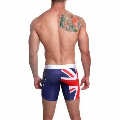 Mensuas MN0861 Australian Flag Long Boxer