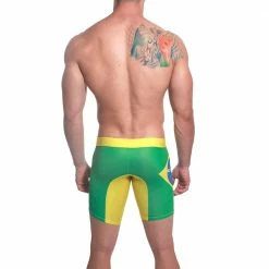 Mensuas MN0862 Brasil Flag Long Boxer