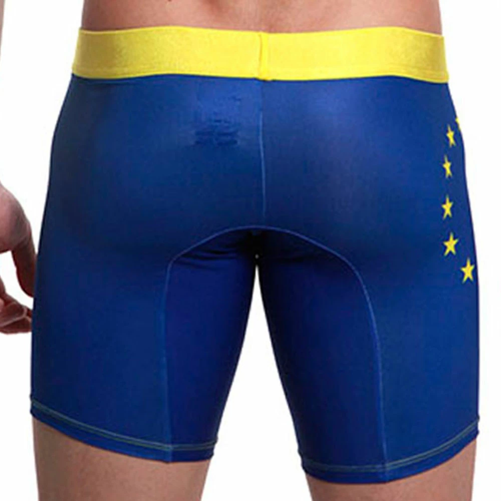 Mensuas MN0866 Europe Flag Long Boxer 6 Mensuas MN0866 Europe Flag Long Boxer