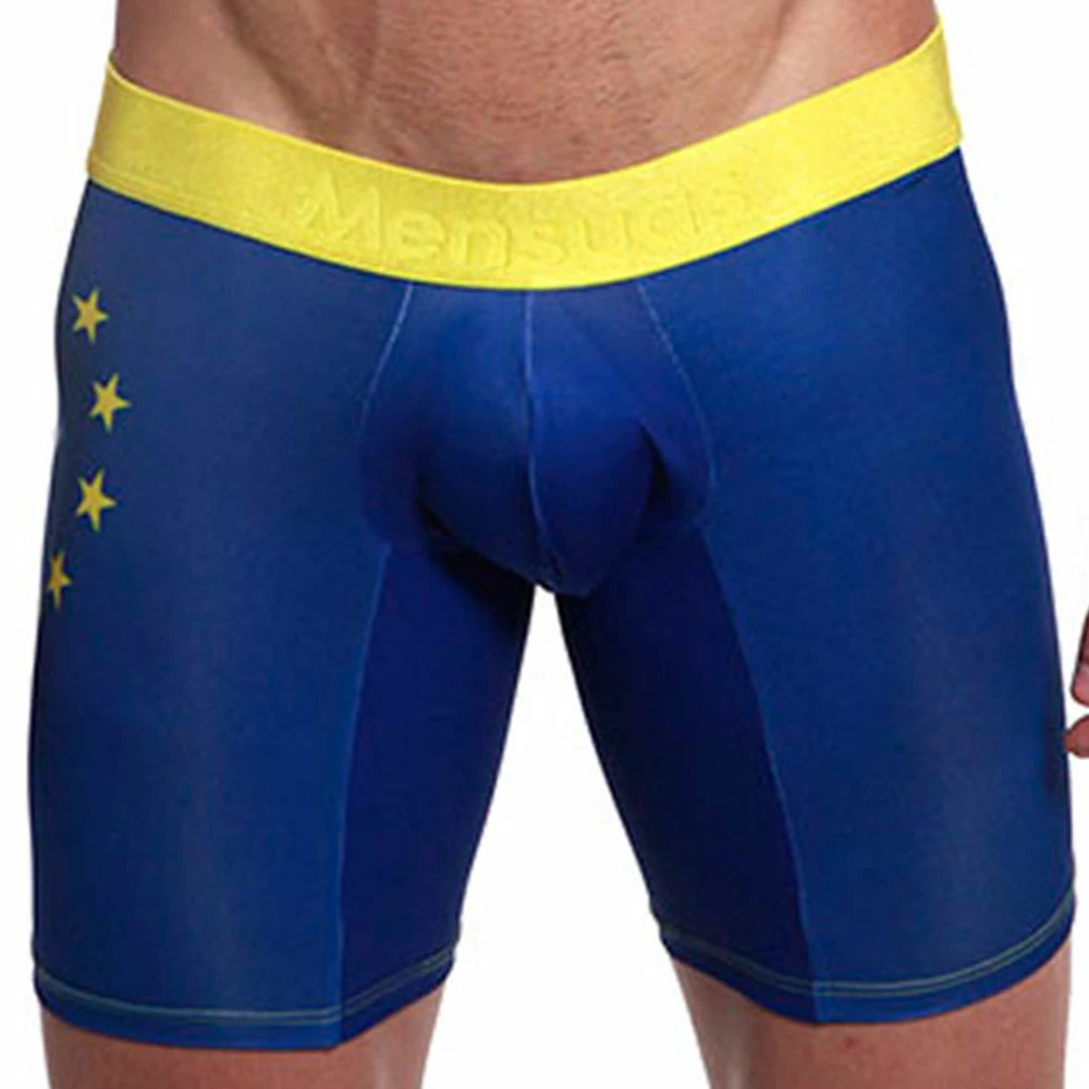 Mensuas MN0866 Europe Flag Long Boxer 3 Mensuas MN0866 Europe Flag Long Boxer