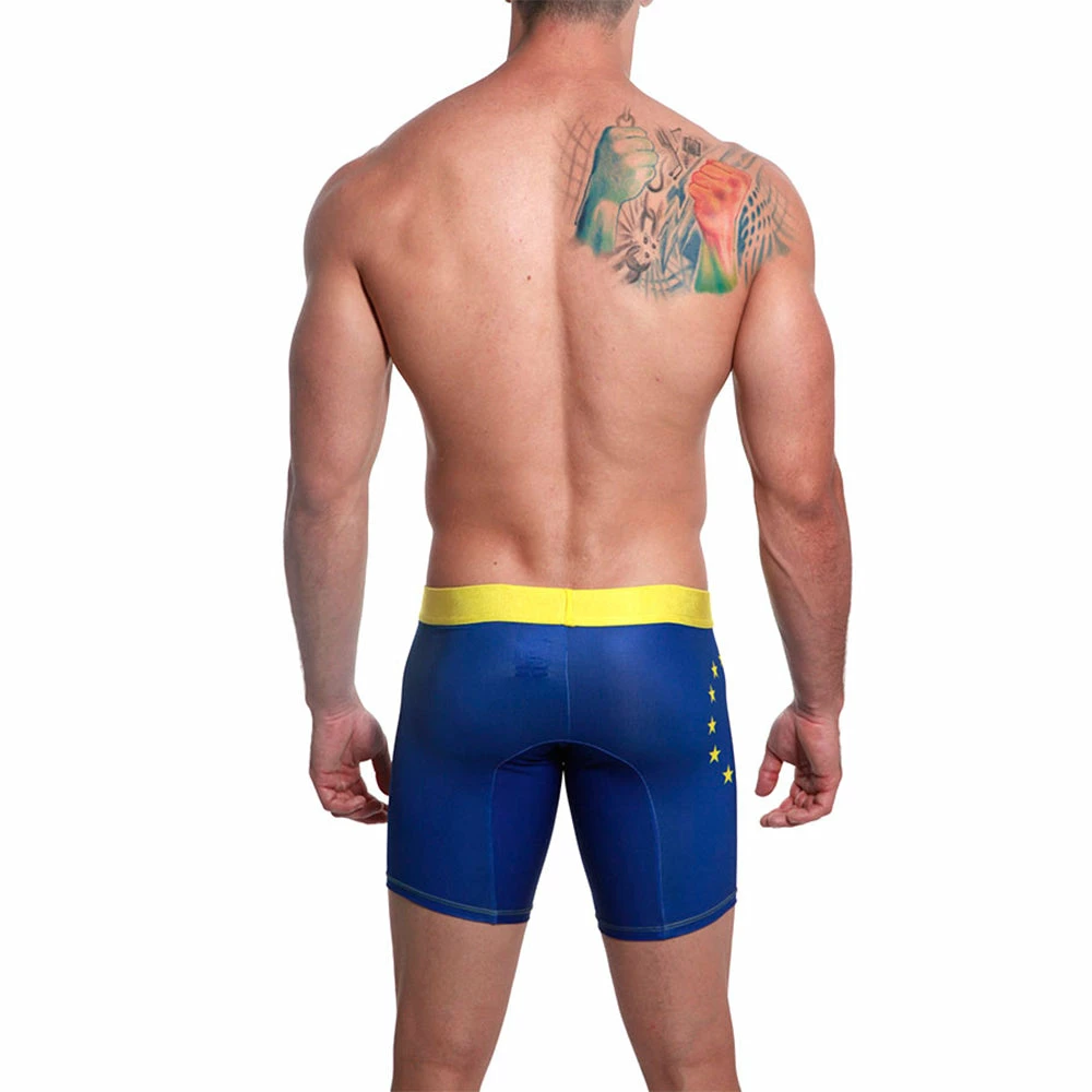 Mensuas MN0866 Europe Flag Long Boxer 4 Mensuas MN0866 Europe Flag Long Boxer