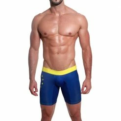 Mensuas MN0866 Europe Flag Long Boxer 9 Mensuas MN0866 Europe Flag Long Boxer