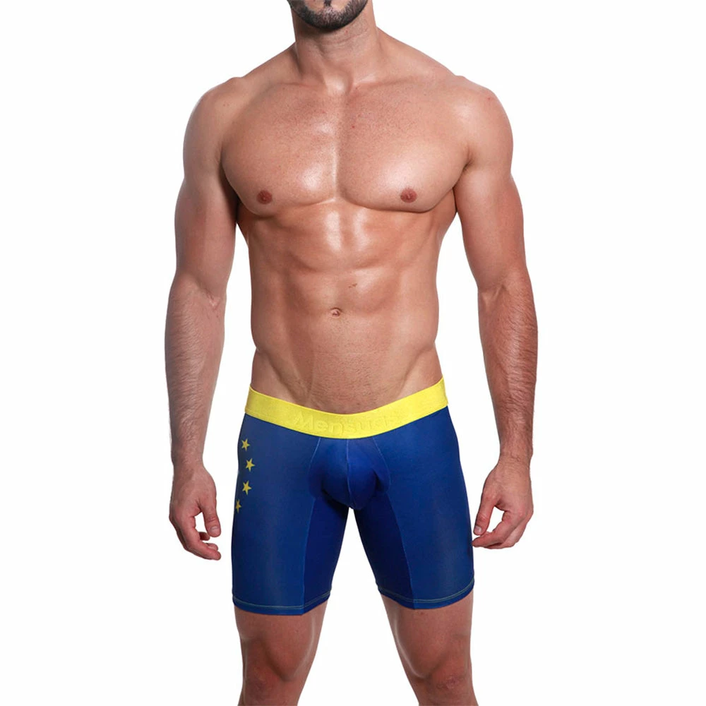 Mensuas MN0866 Europe Flag Long Boxer 5 Mensuas MN0866 Europe Flag Long Boxer