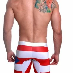 Mensuas MN0868 Puerto Rico Flag Long Boxer