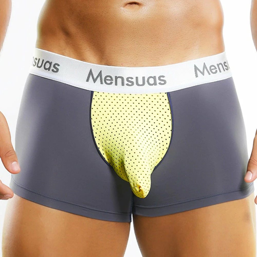 Mensuas MN5674 Pleasant Surprise Center-Mesh Boxer 3 Mensuas MN5674 Pleasant Surprise Center-Mesh Boxer