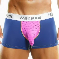 Mensuas MN5674 Pleasant Surprise Center-Mesh Boxer 13 Mensuas MN5674 Pleasant Surprise Center-Mesh Boxer