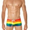 Mensuas MN8015 Pride Flag Swim Boxer