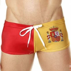 Mensuas MN8017 Spain Flag Swim Boxer
