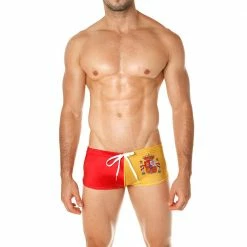 Mensuas MN8017 Spain Flag Swim Boxer 12 Mensuas MN8017 Spain Flag Swim Boxer