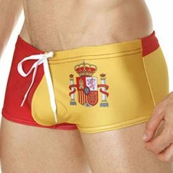 Mensuas MN8017 Spain Flag Swim Boxer 10 Mensuas MN8017 Spain Flag Swim Boxer