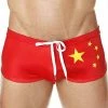 Mensuas MN8018 China Flag Swim Boxer