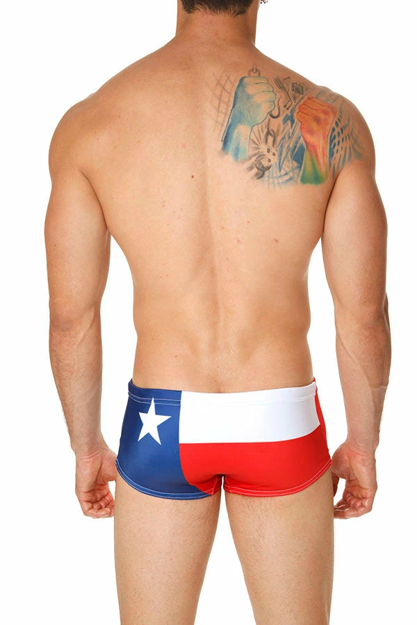 Mensuas MN8019 Texas Flag Swim Boxer 5 Mensuas MN8019 Texas Flag Swim Boxer