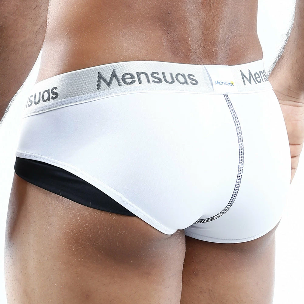 Mensuas MNJ005 Retro Style Bikini Brief 4 Mensuas MNJ005 Retro Style Bikini Brief