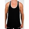 Pistol Pete PPTK107-202 WRESTLER Double Raw Hem Tank /Gray
