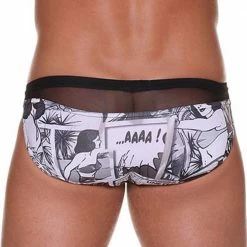 DMK RMF French Comic Retro Mesh Brief